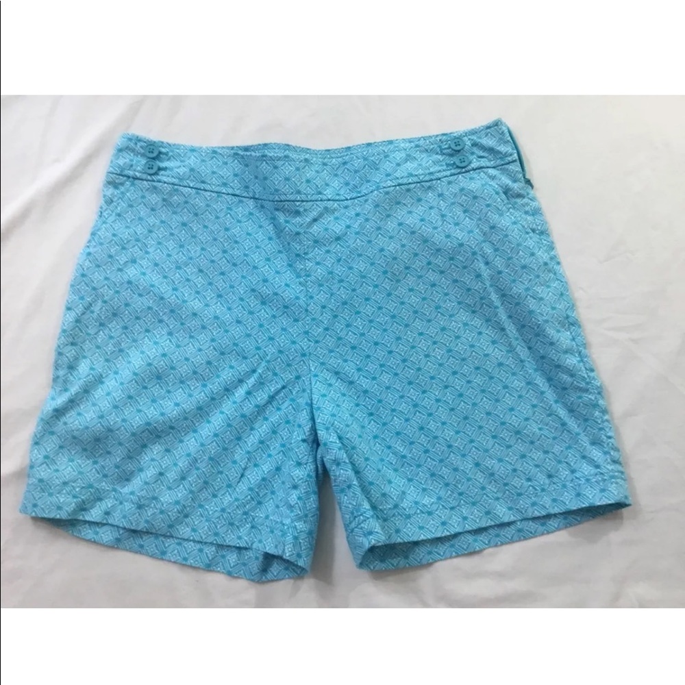 Talbots Women's Casual Shorts Petites 12P Teal